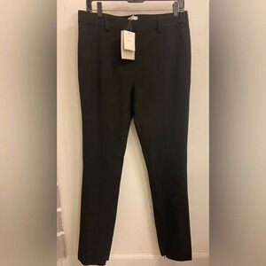 A.L.C Straight Leg Zipper Ankle Black Pants Size 6